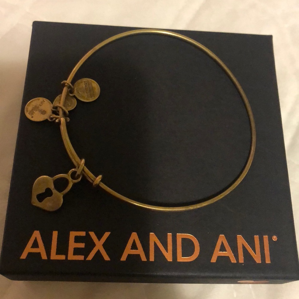 Alex and Ani rafealian gold bracelet